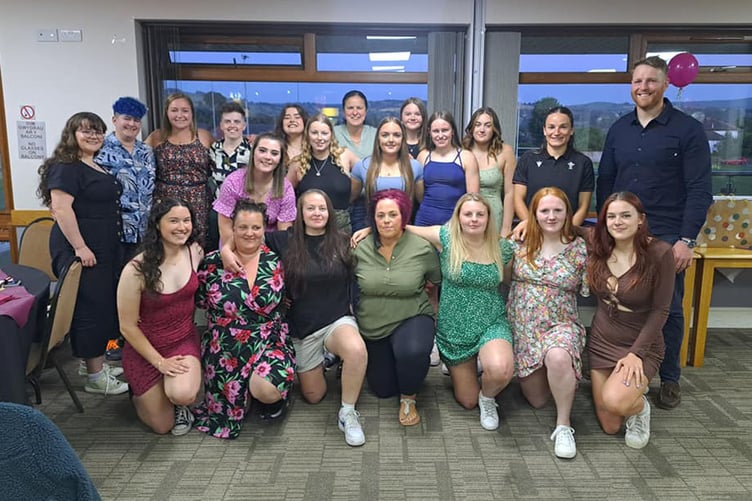 Lampeter Ladies at their awards evening
