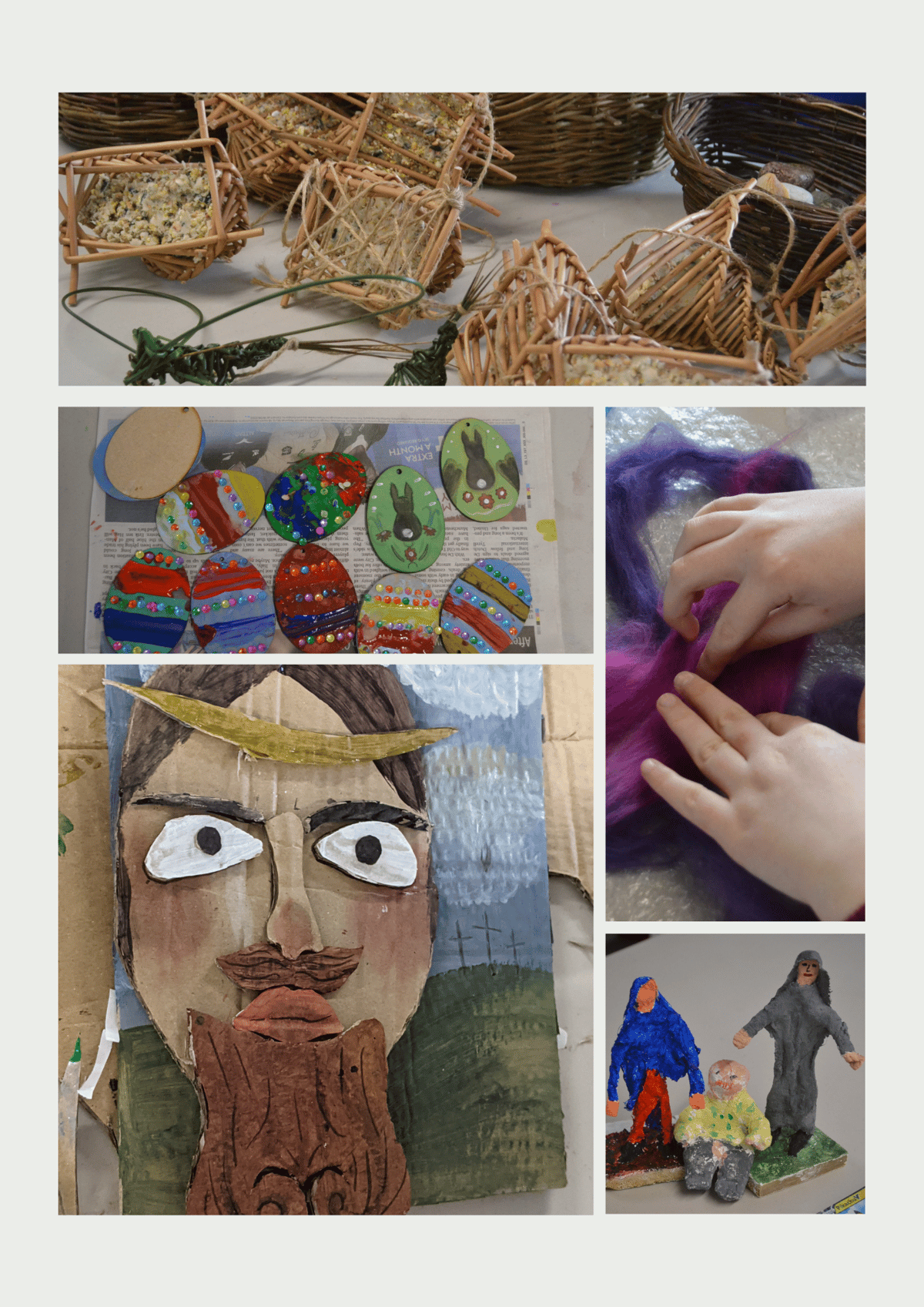 Exhibition presents art made by families with autistic children
