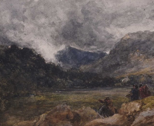 Snowdonia watercolours and jewellery make £50,000 at auction