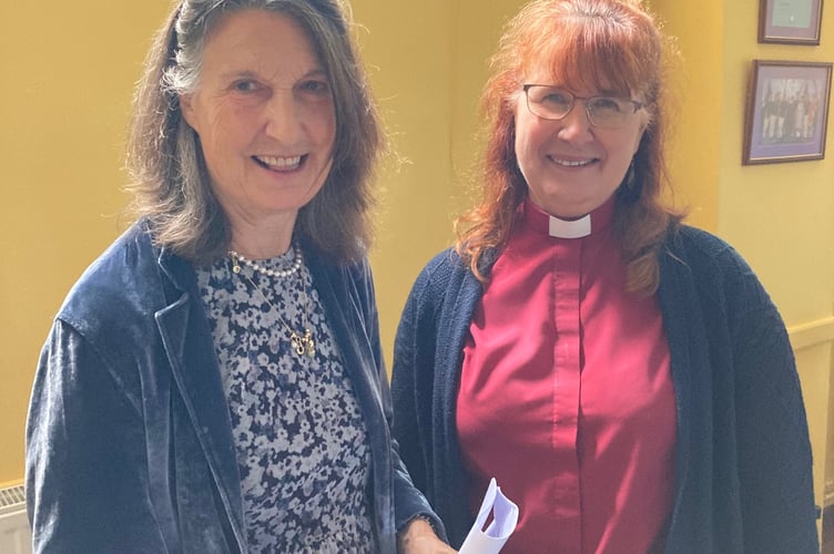 Catrin Waugh and Rev Ruth Hansford