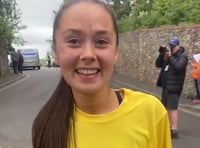 Polly wins yellow shirt at Welsh Castles Relay