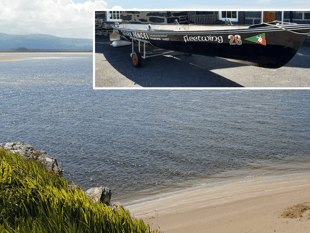 Grateful couple donate money to Porthmadog rowers after rescue