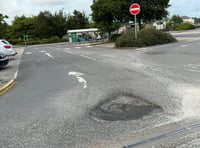 Supermarket vows to fix 'meteor strike' potholes