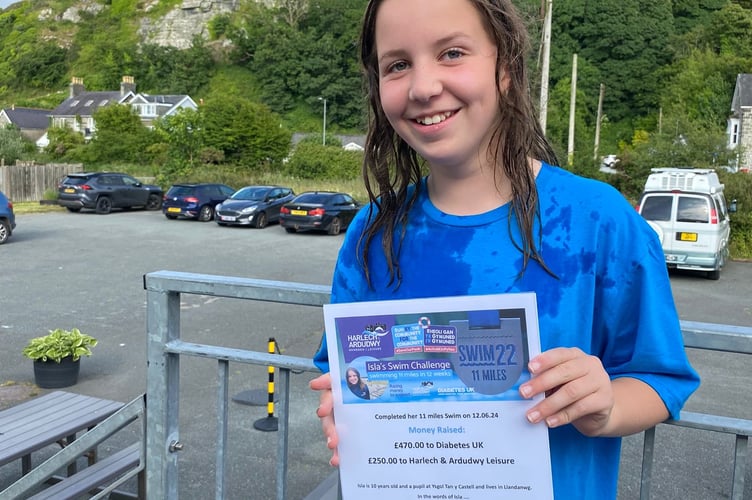 Ten-year-old Isla Vaughan Cowen