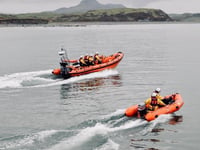 Casualty suffers serious injury in fall
