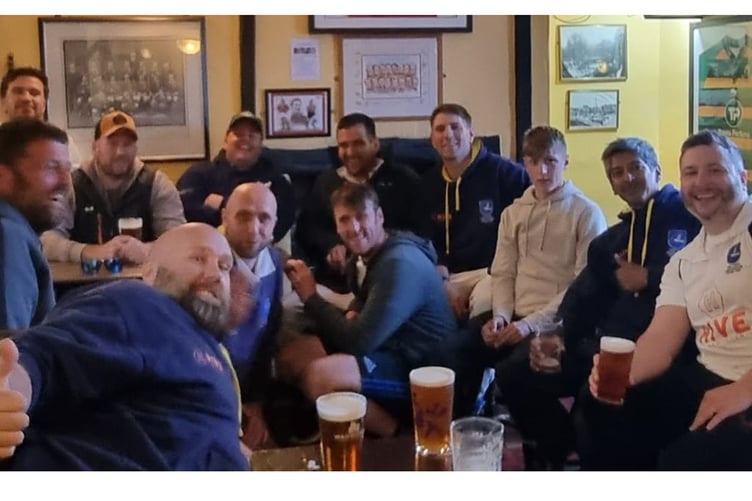 Aberaeron Taverners celebrate Morris & Bates Evening Cricket League success