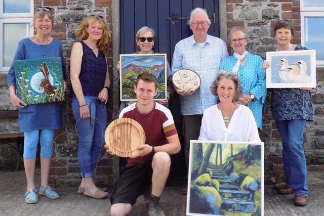 Village with 'abundance of artistic talent' gets ready for exhibition