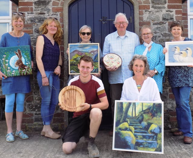 Village with 'abundance of artistic talent' gets ready for exhibition