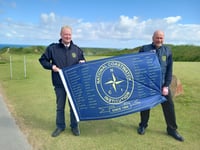 Flag relay arrives in Gwynedd to mark charity's 30th anniversary