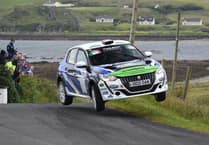 Ioan Lloyd's Donegal International Rally bid wrecked by fire