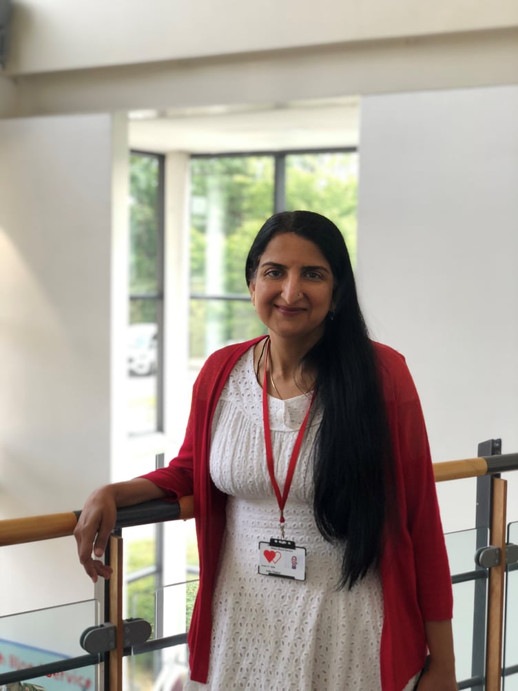 Dr Indu Thakur, Consultant Paediatric Haematologist at the Welsh Blood Service