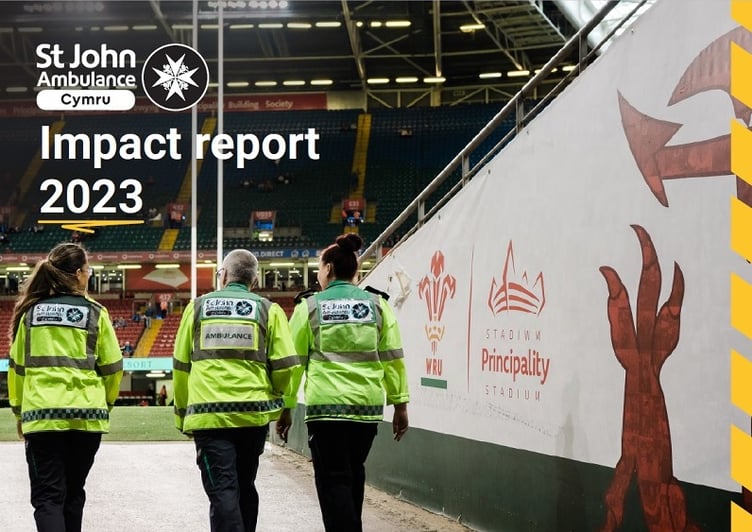 St John Ambulance Cymru have released its 2023 Impact Report