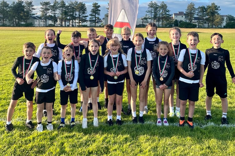 Ysgol Godre'r Berwyn's successful young athletes