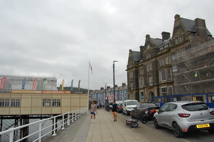 Research found the busiest spot on the prom was directly outside the pier - so the design team have moved the Old College entrance opposite