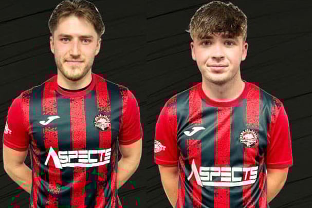 Sion Williams (left) and Jamie Jones