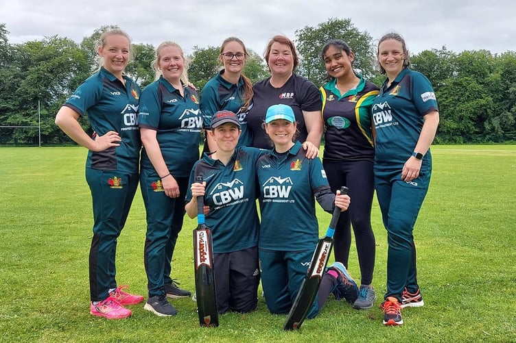 Aberystwyth Women and Girls team fell just short against Carmarthen Wanderers and Aberaeron