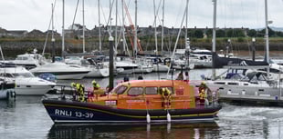 Fantastic footage captures Pwllheli lifeboat's return 