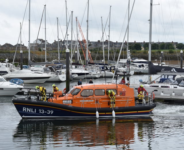 RNLI lifeboat returns to Pwllheli