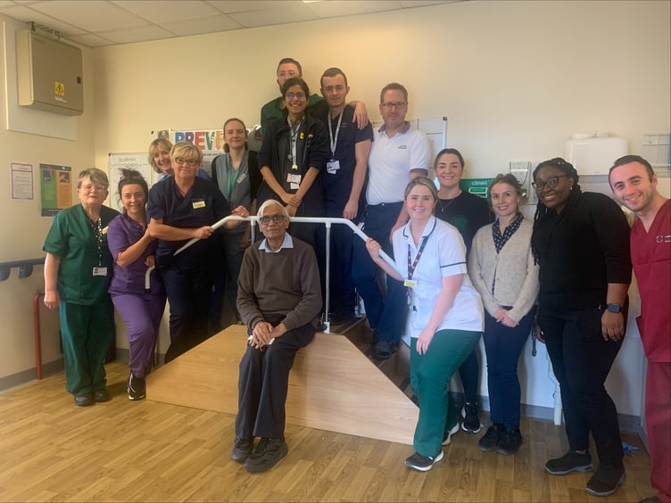 Rehabilitation step at Withybush hospital
