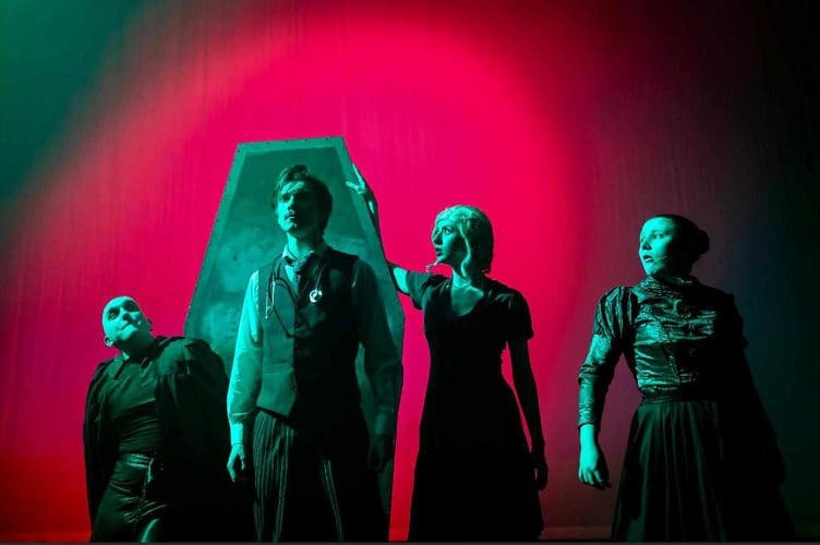 Leif Tor Evans, Grufudd Dewi Crimes, Dilys Rose Roberts and Sophie Banning. Photo: Vince Jones @whole_picture 