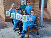 Cash raised for Chemotherapy Day Unit at Glangwili Hospital