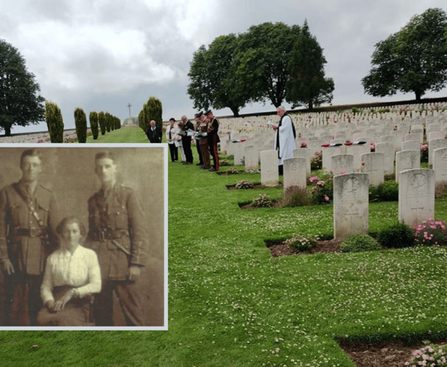 Grave of Ceredigion soldier marked more than a century after his death