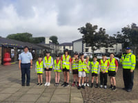 'Mini' police take to Porthmadog streets to tackle dog fouling