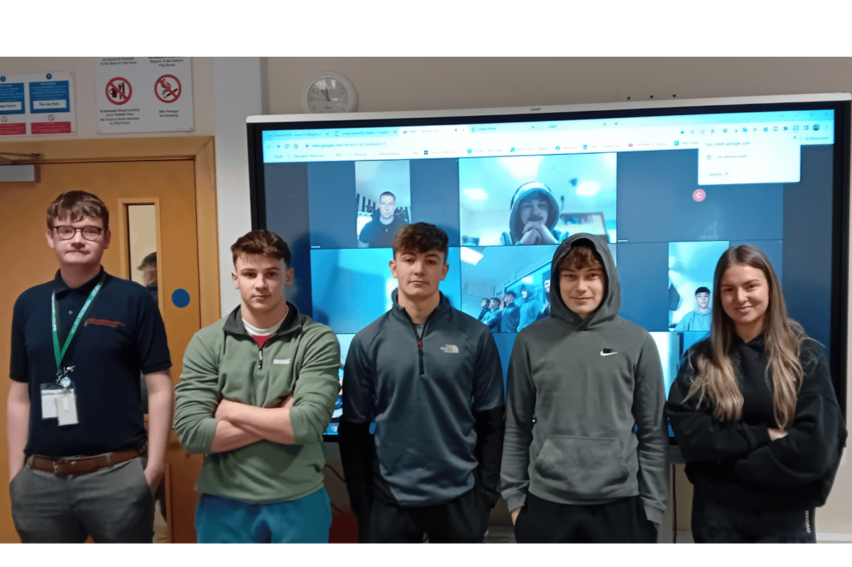 Criccieth man returns to former college to inspire engineering students