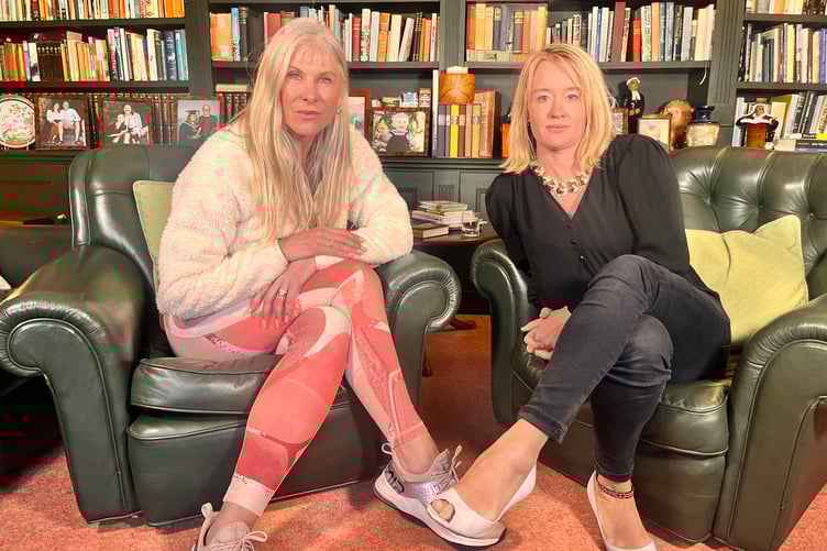 Maxine Hughes a Sharron Davies