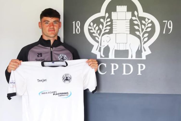 Sion Jones scored for Pwllheli against Blaenau Ffestiniog