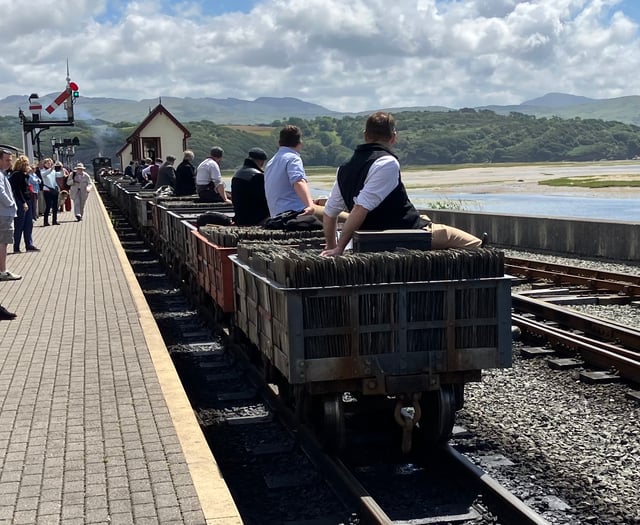 Gravity-run slate train reminder of yesteryear