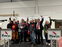 Montgomeryshire turns red for first time in its history