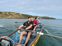 Porthdinllaen RNLI take on rowing challenge for milestone birthdays