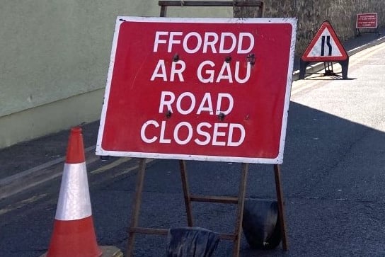 road closed