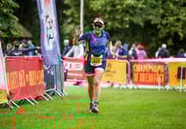 Aberystwyth runners Damian and Elaine take on challenging triathlons