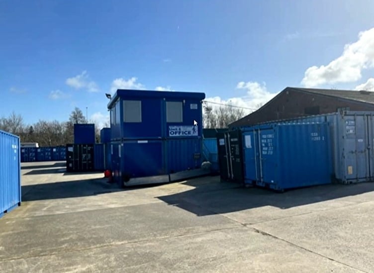 Mark Jukes, of Mark Jukes Containers, seeks to use a storage container for the beauty therapy business at Parc Piliau, Pentood Industrial Estate, Cardigan.