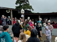 Devil’s Bridge ‘speckled hat’ auction raises thousands for Tir Dewi