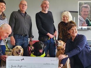 Saxophonist leaves £100,000 to Guide Dogs UK
