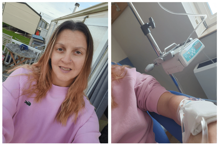 Kayleigh Shelley is still going through treatment after her bowels were affected by the radiotherapy treatment