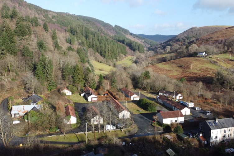 The camp in Ceinws is known as the old Forestry Commission camp, where post-World War II men would come to work, live and build a life