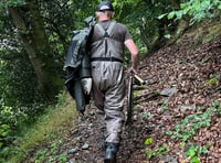 Hefty fine for man caught with salmon up his sleeve