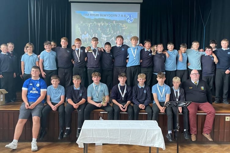 The players at their awards evening