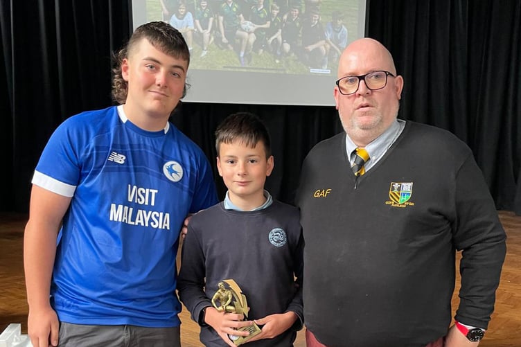 Most improved player Charlie Lumsdon