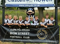 Pwllheli Under 11s at Bow Street football festival