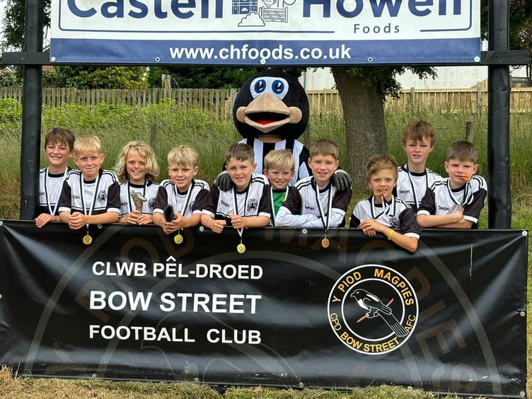 CPD Pwllheli Under 11s at Bow Street Junior Football Festival