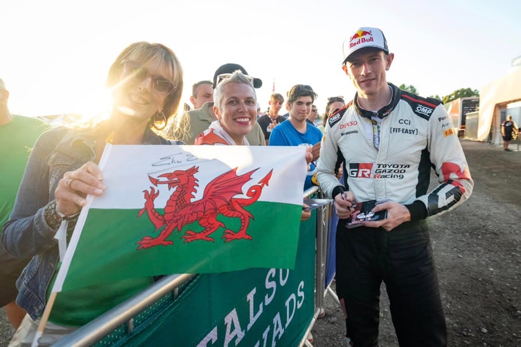 Elfyn Evans at Rally Latvia