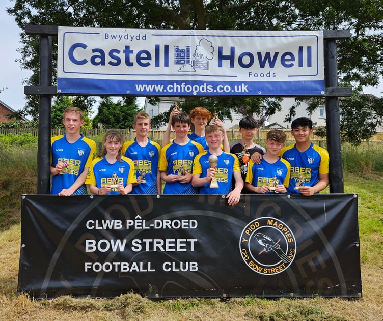 Under 15 winners Ystwyth