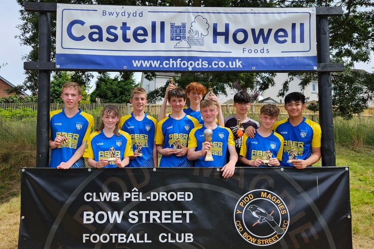 Under 15 winners Ystwyth