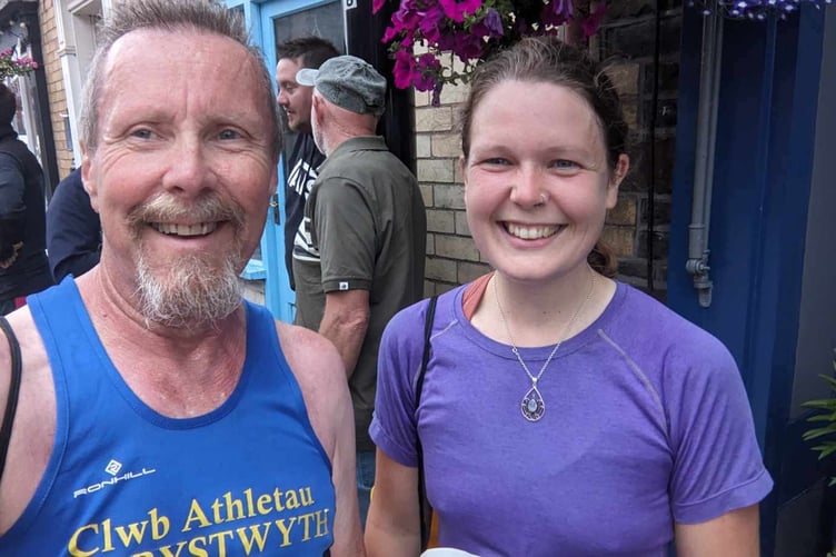 Molly and Dave at Rhayader