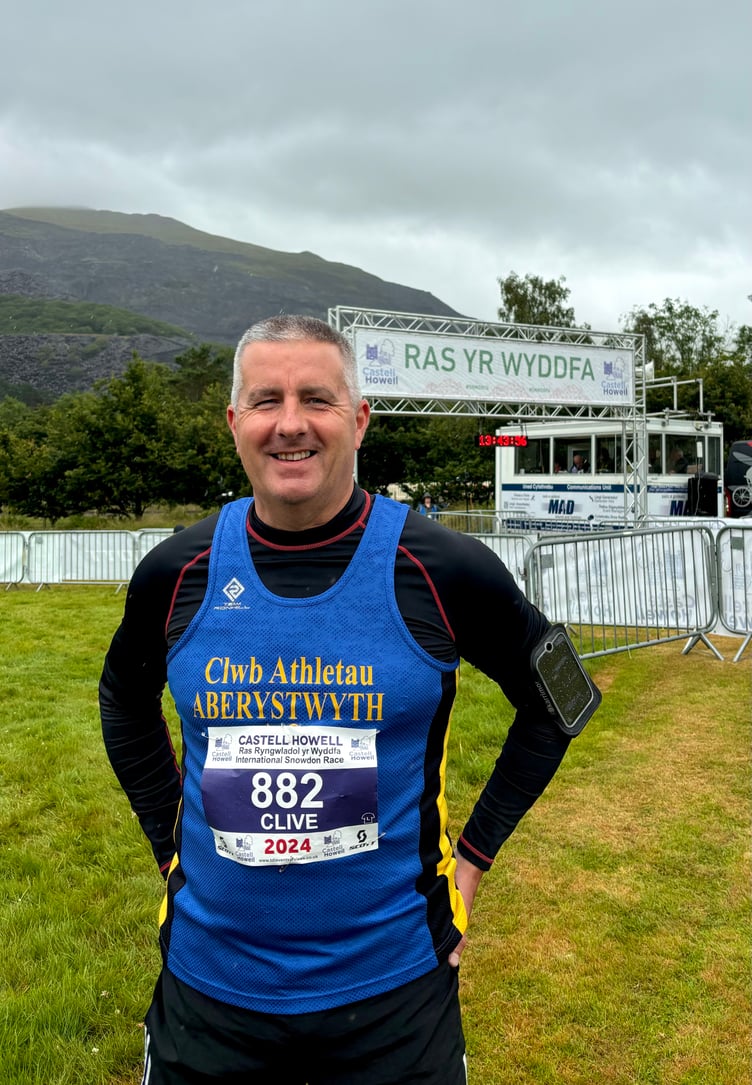 Clive Williams at Ras yr Wyddfa